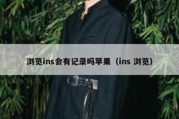 浏览ins会有记录吗苹果（ins 浏览）