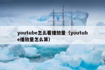 youtube怎么看播放量（youtube播放量怎么算）
