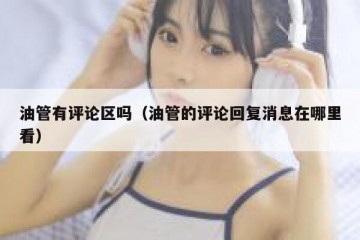 油管有评论区吗（油管的评论回复消息在哪里看）