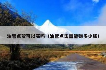 油管点赞可以买吗（油管点击量能赚多少钱）