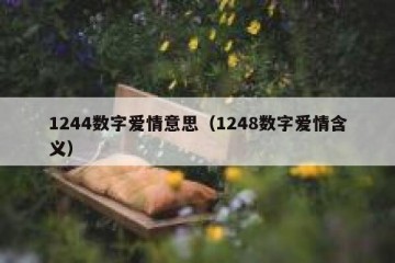1244数字爱情意思（1248数字爱情含义）