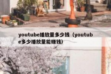 youtube播放量多少钱（youtube多少播放量能赚钱）