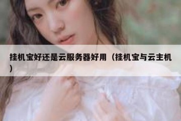 挂机宝好还是云服务器好用（挂机宝与云主机）