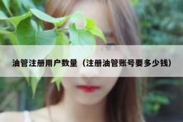 油管注册用户数量（注册油管账号要多少钱）