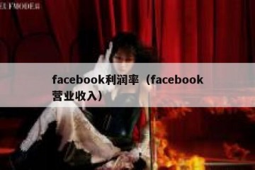facebook利润率（facebook营业收入）