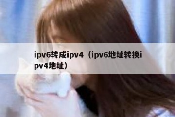 ipv6转成ipv4（ipv6地址转换ipv4地址）