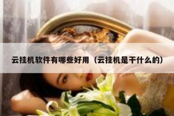 云挂机软件有哪些好用（云挂机是干什么的）