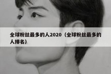 全球粉丝最多的人2020（全球粉丝最多的人排名）