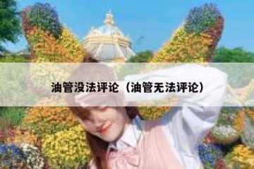 油管没法评论（油管无法评论）