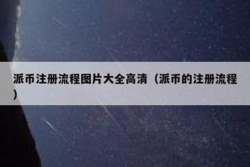 派币注册流程图片大全高清（派币的注册流程）