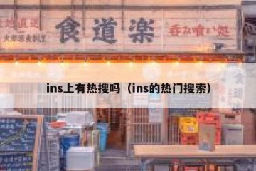 ins上有热搜吗（ins的热门搜索）