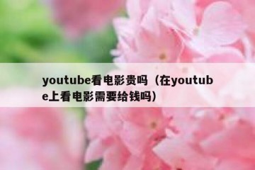 youtube看电影贵吗（在youtube上看电影需要给钱吗）