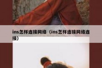 ins怎样连接网络（ins怎样连接网络连接）