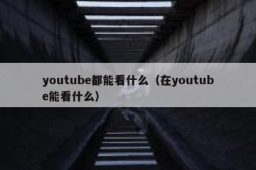 youtube都能看什么（在youtube能看什么）
