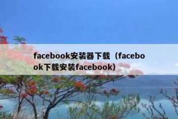 facebook安装器下载（facebook下载安装facebook）
