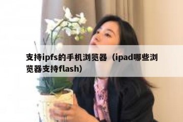 支持ipfs的手机浏览器（ipad哪些浏览器支持flash）
