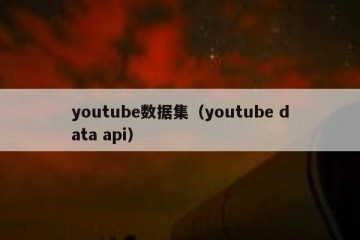 youtube数据集（youtube data api）