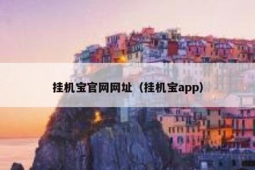 挂机宝官网网址（挂机宝app）