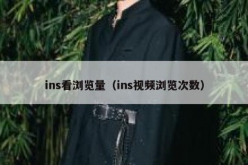 ins看浏览量（ins视频浏览次数）