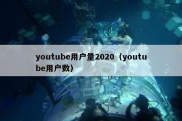 youtube用户量2020（youtube用户数）