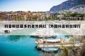 抖音粉丝最多的老外网红（外国抖音粉丝排行榜）