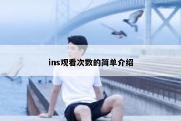 ins观看次数的简单介绍