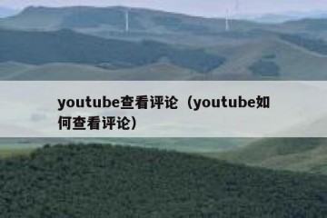 youtube查看评论（youtube如何查看评论）