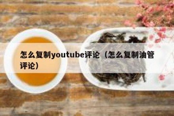 怎么复制youtube评论（怎么复制油管评论）