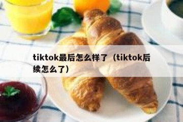 tiktok最后怎么样了（tiktok后续怎么了）