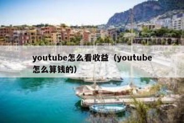 youtube怎么看收益（youtube怎么算钱的）