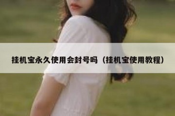 挂机宝永久使用会封号吗（挂机宝使用教程）