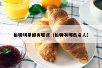 推特明星都有哪些（推特有哪些名人）