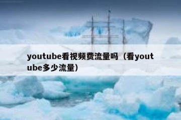 youtube看视频费流量吗（看youtube多少流量）
