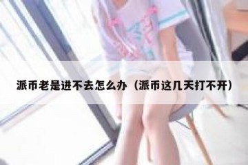 派币老是进不去怎么办（派币这几天打不开）