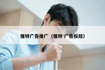推特广告推广（推特 广告投放）