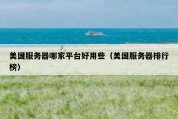 美国服务器哪家平台好用些（美国服务器排行榜）