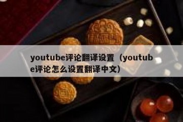 youtube评论翻译设置（youtube评论怎么设置翻译中文）