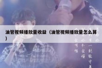 油管视频播放量收益（油管视频播放量怎么算）