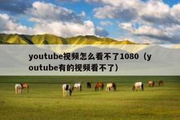 youtube视频怎么看不了1080（youtube有的视频看不了）