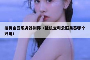 挂机宝云服务器测评（挂机宝和云服务器哪个好用）