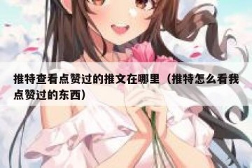 推特查看点赞过的推文在哪里（推特怎么看我点赞过的东西）