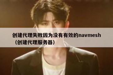 创建代理失败因为没有有效的navmesh（创建代理服务器）