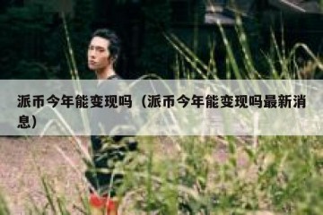 派币今年能变现吗（派币今年能变现吗最新消息）
