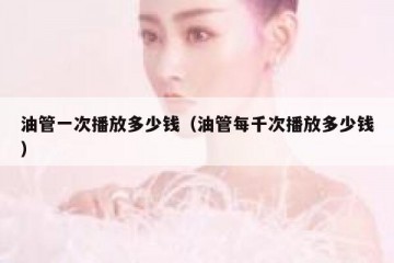 油管一次播放多少钱（油管每千次播放多少钱）