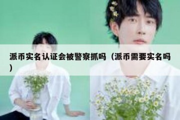 派币实名认证会被警察抓吗（派币需要实名吗）