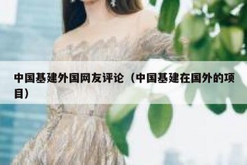 中国基建外国网友评论（中国基建在国外的项目）