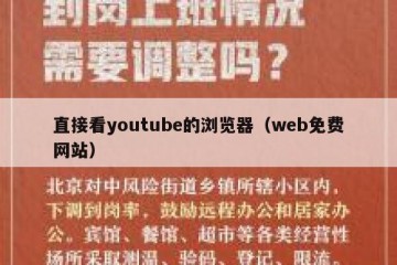 直接看youtube的浏览器（web免费网站）