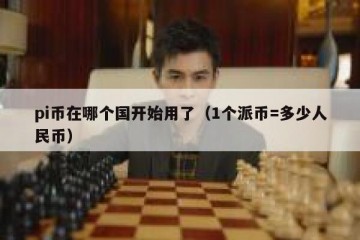 pi币在哪个国开始用了（1个派币=多少人民币）