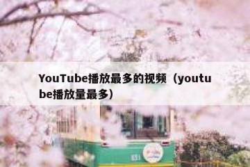 YouTube播放最多的视频（youtube播放量最多）