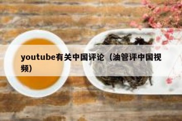 youtube有关中国评论（油管评中国视频）